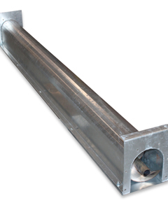 Extension 2.05m f/auger K150 w/2 flanges +cover